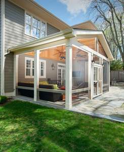 ROUTE Modulaire Préfabriqué Quatre Saisons <span class=keywords><strong>Solarium</strong></span> Creux Sun House aluminium portes vitrées pour véranda - Product Image 2