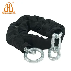 Cadenas à <span class=keywords><strong>chaîne</strong></span> BOHU en acier allié zingué haute sécurité Euro Classe-4 pour vélo/moto/porte avec <span class=keywords><strong>chaîne</strong></span> soudée <span class=keywords><strong>antivol</strong></span> et anti-perçage - Product Image 1