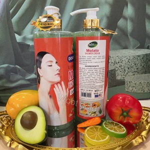 <span class=keywords><strong>Gel</strong></span> douche exfoliant à double fruit, best-seller, parfum longue durée, pour nettoyer, hydrater et éclaircir la peau - Product Image 3