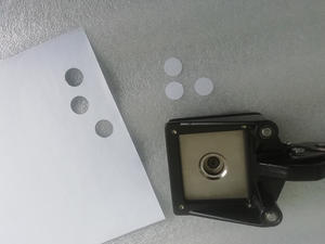 Máquina de Corte de Eletrodos Portátil AOT-SP-E2, Ferramenta de Perfuração para Células de Moeda e Eletrodos de Baterias - Product Image 5