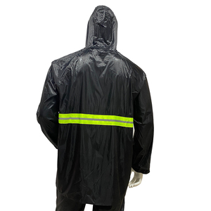Meilleure vente manteau de pluie imperméable oxford de haute qualité vêtements de travail <span class=keywords><strong>poncho</strong></span> imperméable réfléchissant pour les travailleurs en plein air - Product Image 4