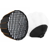 Parapluie de diffusion rapide 70/90 cm pour Grid 65 cm, idéal pour le streaming en direct et la photographie professionnelle, avec tissu diffuseur Bowens