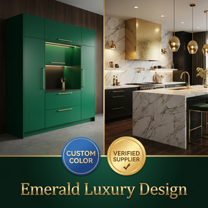 Diseño Gratuito: <span class=keywords><strong>Muebles</strong></span> de Cocina Modernos sin Tiradores con Iluminación LED Integrada - Product Image 1