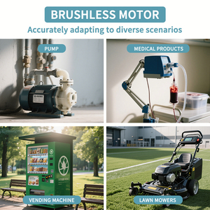 36V BLDC <span class=keywords><strong>DC</strong></span> động cơ 6000 vòng/phút động cơ điện không chổi than chuyển đổi nam châm vĩnh cửu Drone xe Fan thuyền Xe đạp điện ứng dụng - Product Image 3