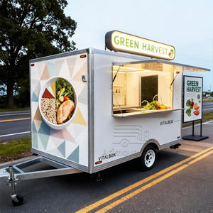 Прицеп-фудтрак для общепита, полностью оборудованный, для завтраков, передвижной, для напитков, гриля, картофеля фри, десертов, DIY - Product Image 3