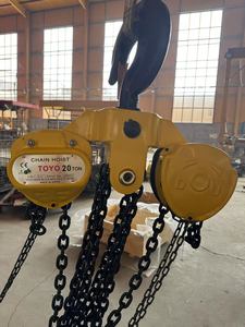 Palan à chaîne manuel NO TOYO 20 tonnes * 10 mètres bloc de chaîne japonais d'origine meilleure qualité - Product Image 3