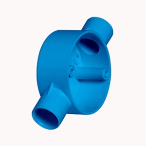 Caja de Conexiones de PVC Bidireccional de Vietnam, Azul, Resistente a la Combustión, Conducto Rígido, Estándar BS EN 50086 2 1, Venta al Por Mayor - Product Image 1