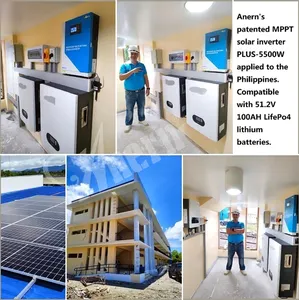 10000w 48v hybrid solar inverter 10kw with MPPT charger for solar power system for home and government
