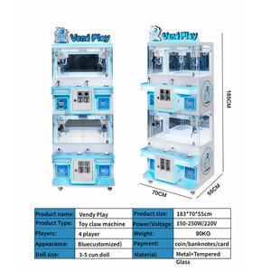Nouvelle Machine à Pinces Commerciale Mecatronique de Type Boutique pour 4 Joueurs, avec Fonction de Scan pour l'Attraction de Jouets, pour Centres Commerciaux - Product Image 3