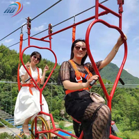 Equipo de Parque de Atracciones Diversión Parque Paseos Turísticos Juegos de turismo Paseos en bicicleta de aire Ciclos Zip Line Bike