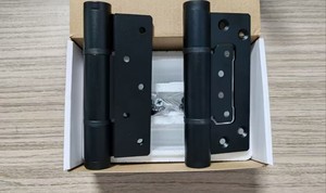 Puerta de madera negra 3D Invisible Heavy Duty Ajustable Bisagras de puerta ocultas de 180 grados - Product Image 4