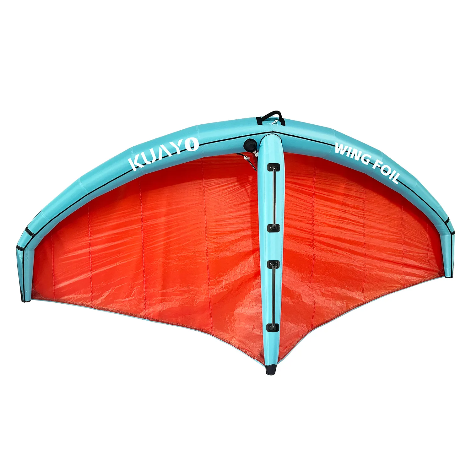 Geheel Blauwe Harde Handgreep Carbon Vleugel Folie Kitesurfing Spinnaker Promotionele Kite Sup Board Windsurf Zee Scooter Zeil Voor Volwassenen