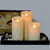 Neues Design Real Wax Moving Wick Flackernde flammen lose LED-Kerze
