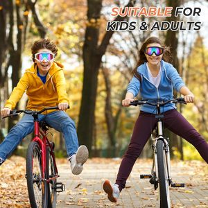 نظارات واقية للدراجات النارية والدراجات الترابية وركوب الدراجات والتزلج، نظارات رياضية خفيفة الوزن مضادة للخدش وحماية من الأشعة فوق البنفسجية - Product Image 6