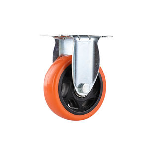 Hot Sale Design 2,5 3 4 5 Zoll 80-138KG Last Orange Medium Duty Trolleys Designer Lenkräder - Product Image 1