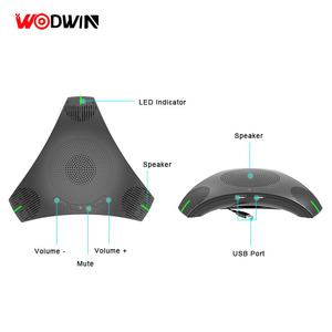 Waltwwin — haut-parleur de conférence vidéo, avec microphone omni à 2021 degrés, USB, pour réunion au bureau, 360 - Product Image 5