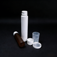 Tubes en plastique PP vides à double compartiment pour liquides oraux, flacon de médicament en plastique avec séparation liquide et poudre, à double compartiment