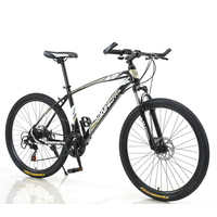 Vélo de Montagne à Cadre en Alliage d'Aluminium 29 Pouces, Suspension Intégrale 27,5 Pouces, Freins à Disque, 21 Vitesses, Acier Carbone, Vert, Tricycles VTT - Vente Flash