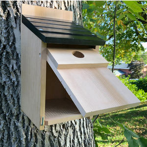 Ceder Schuine Dak Vogelhuisje - Product Image 2