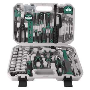 Kit d'outils ménagers Workpro 139 pièces, jeu de douilles 1/4 pouce, outils à main pour réparation et entretien domestique - Product Image 1