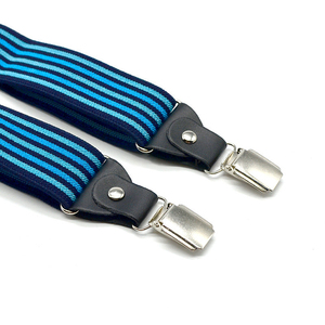 <span class=keywords><strong>Bretelle</strong></span> a righe pantaloni da uomo elastici a forma di Y <span class=keywords><strong>bretelle</strong></span> 4 clip per cintura 3.5*120cm Navy con bretella maschio rosso nero - Product Image 5