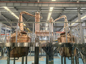 Bakır damıtma kolonu ekipmanları komple alkoller distile fermentasyon ekipmanları brendi viski rom - Product Image 3