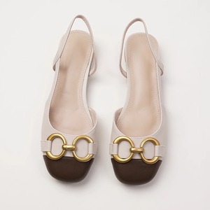Sandales plates à <span class=keywords><strong>talon</strong></span> épais et colorées de style coréen pour femmes 2026 – Respirantes et légères, parfaites pour l'export. - Product Image 4