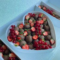 Decor I Love U Sushi Zoete Fruit Verpakking Dozen Voor Aardbeien Regelingen Brief Vormige