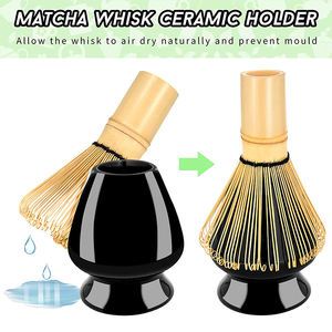 Newell Chasen-Tazas de bambú de estilo japonés, taza de bambú con Logo, batidor Macha, paja - Product Image 3