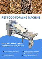 Best-seller Petite extrudeuse de granulés entièrement automatique Machine de moulage d'aliments pour animaux de compagnie avec moteur et moteur pour chat
