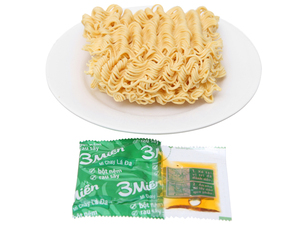 3 Mien 3 Mien Nouilles végétariennes La Da 65g OEM Fabrication de marque privée Super Nouilles instantanées du Vietnam Meilleur prix - Product Image 4