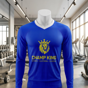 เสื้อเจอร์ซีย์แบบซับลิเมชั่นสั่งทำพิเศษ แขนยาว ทรงปกติ ผลิตจากโพลีเอสเตอร์ 100% สำหรับการแข่งขันและฝึกซ้อม ระบายอากาศได้ดี เหมาะสำหรับผู้ใหญ่ - Product Image 1