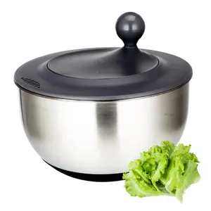 Large Salad Spinner And Keeper - 5l Lettuce Spinner Vegetable