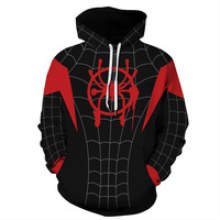 Sweat à capuche pour homme de haute qualité avec imprimé araignée et logo personnalisé pour l'automne