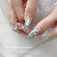 Accessoires de nail art Paso Sico, série Océan 3D, ensemble assorti, étoiles de mer, coquillages, hippocampes, cocotiers, nacrés