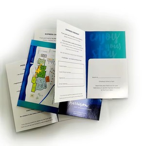 הדפסה במפעל <span class=keywords><strong>a4</strong></span> a5 נייר מצגת קובץ תיקיות עסק לוגו מותאם אישית תיקיות העסק עם כיסים - Product Image 1