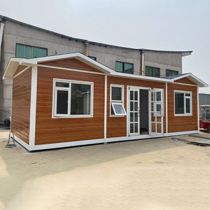 Casas Contêineres Móveis Desmontáveis de Baixo Custo, Casa Contêiner Dobrável com Quarto para Hotéis e Residências com Terraço - Product Image 4