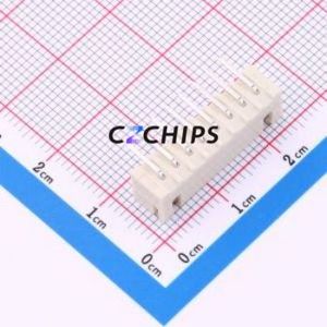 ZX-XH2.54-8PWZ-GW Wire-to-Board Pin Header Bent Lead Through Hole,P=2.5mm Connector 1x8P 2.5mm Right Angle Insert XH - Product Image 2