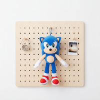 Peluche hérisson anime de haute qualité, nouveau jouet animal en peluche, cadeau pour enfants, personnage de dessin animé célèbre, porte-clés, vente en gros en stock