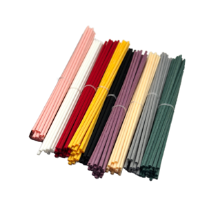 Ensemble de bâtonnets de fleurs en rotin naturel écologique faits à la main pour la décoration de la maison, diffuseur de parfum couleur naturelle, ensembles de diffuseurs à roseaux - Product Image 6