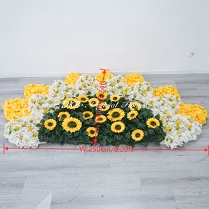DKB Flores Artificiales de Seda Hechas a Mano al por Mayor, Fondo de Boda Personalizado de Alta Gama, Arco de Flores para Fiestas y el Día de la Madre - Product Image 2