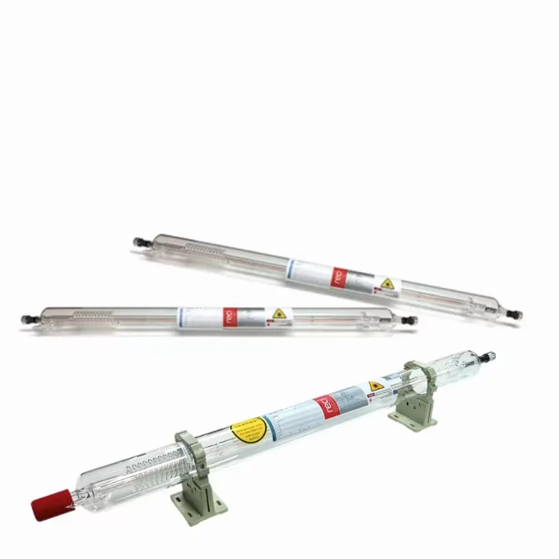 Easy to Operate RECI Glass Co2 Laser Tube W2 W4 T2 T4 100 Watt 100W Glass Laser Equipment Parts For Non Metal Cutting Engraving