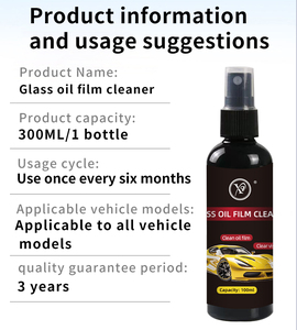 X9 Liquido Rimuovi Pellicola Oleosa per Vetri Auto, Detergente Potente per Macchie d'Olio sul Parabrezza, Soluzione per la Pulizia dei Finestrini Auto, 3 Anni - Product Image 6