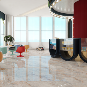 Azulejos de Porcelana Pulida y Esmaltada de 900x1800mm, Azulejos Modernos con Aspecto de Mármol Antideslizantes para Baño, Directo de Fábrica en Foshan - Product Image 5