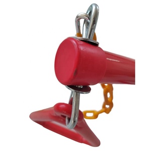 Accessoires de jeux extérieurs pour enfants Parcs Écoles Cours Balançoire trapèze rouge - Product Image 6