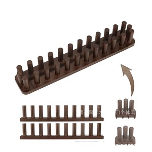 Wooden Knitting Tool Set For <b>Scarf</b> And <b>Blanket</b> Handmade Craft Supplies Natural Wood Brown 260629 - Product Image 1