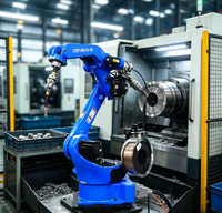 Bras robotisé industriel à 6 axes de haute performance, robot de soudage automatique pour la construction de structures métalliques
