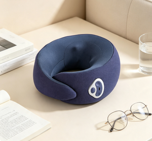 Oreiller de soutien cervical ergonomique chauffant en mousse à mémoire de forme en forme de U pour le voyage, la voiture, l'avion, avec logo personnalisé, cadeau - Product Image 2