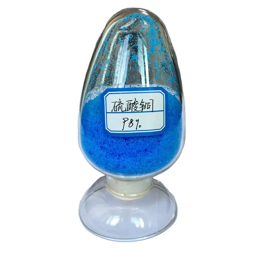 Anteruier Food Grade Cooper Sulfate Anhydrous Powder Cu2So4 7758-98-7 Bulk Blue Crystals Price Cupric sulfate