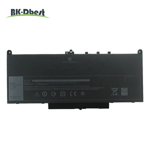 Batterie d'ordinateur portable 7.6V 55Wh J60J5, 100% neuve, pour <span class=keywords><strong>Dell</strong></span> <span class=keywords><strong>E7270</strong></span> E7470 1W2Y2 242WD - Product Image 1